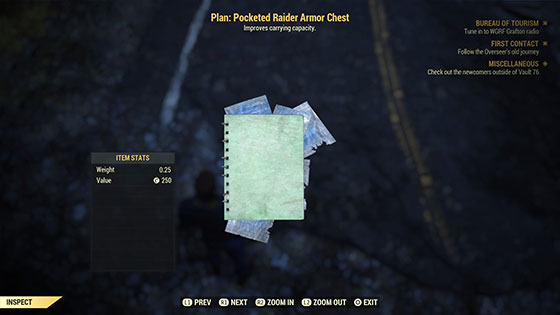 Plan: Pocketed Raider Armor Chest