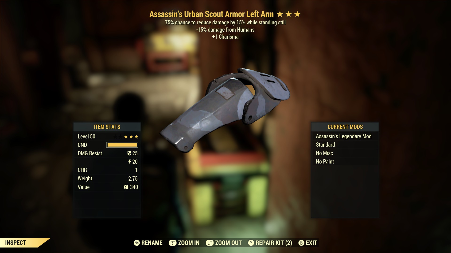 Assassin's Urban Scout Armor Left Arm