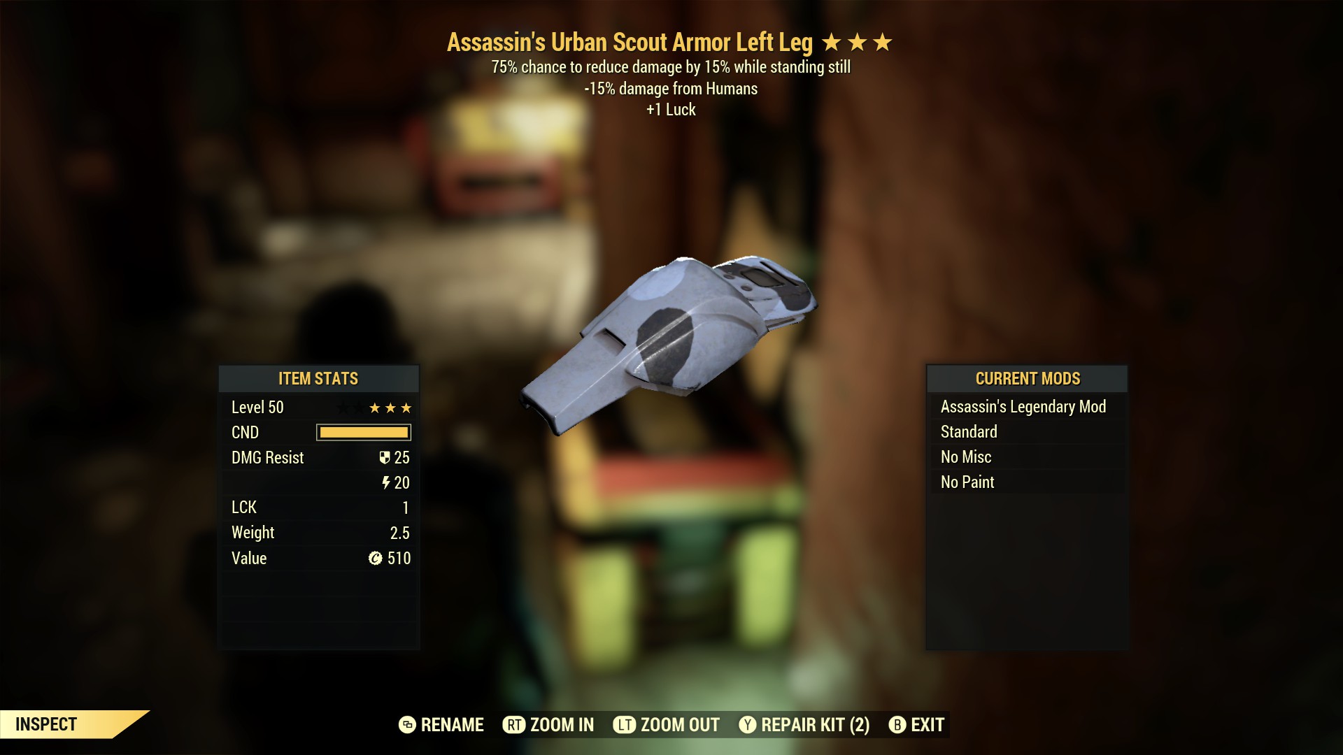 Assassin's Urban Scout Armor Left Leg