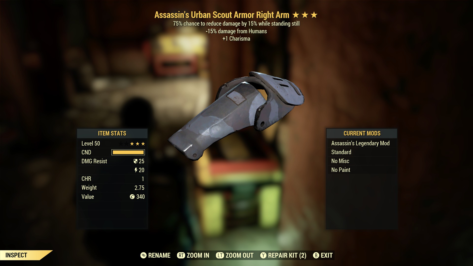 Assassin's Urban Scout Armor Right Arm