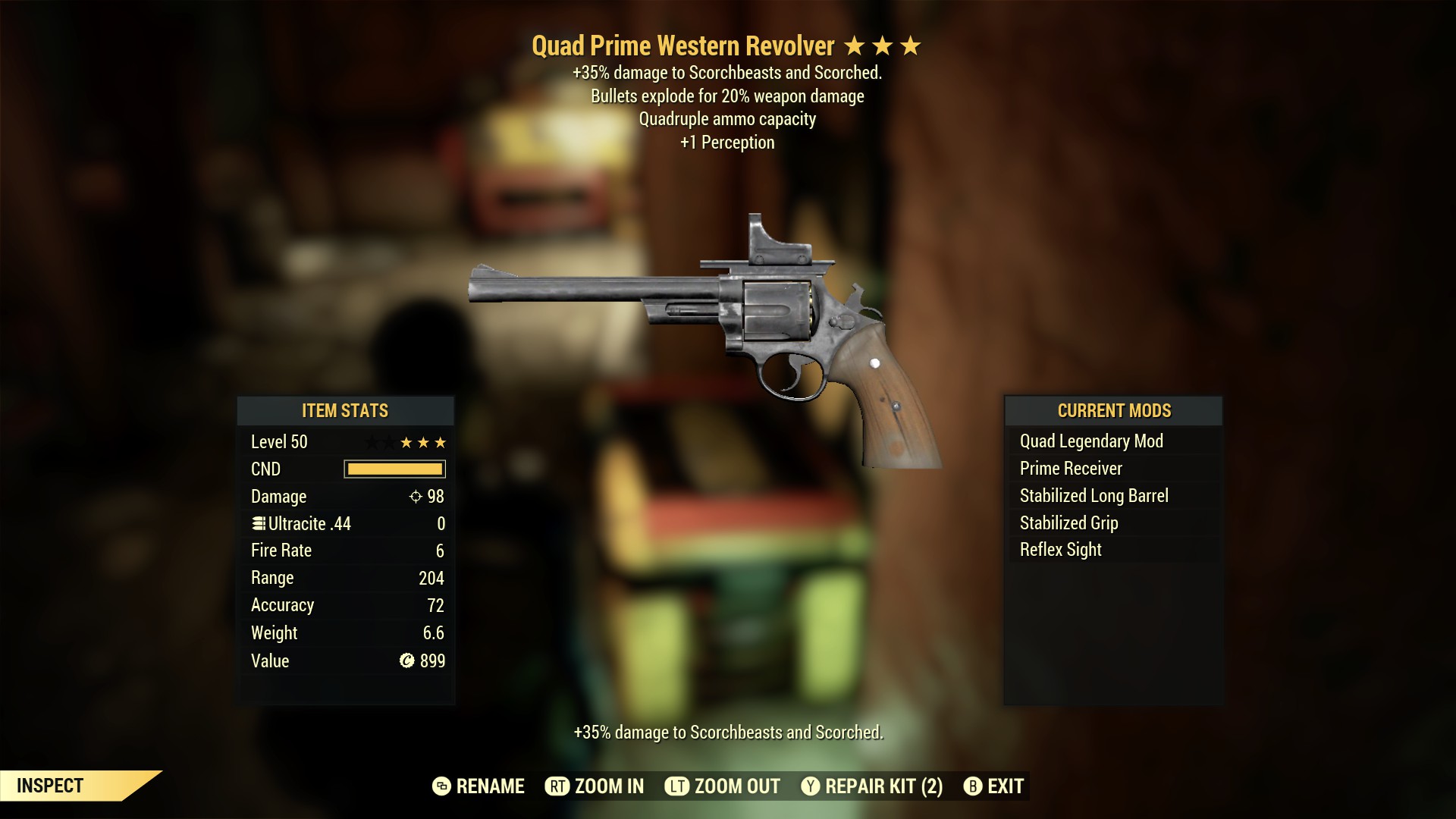 Quad Prime Western Revolver