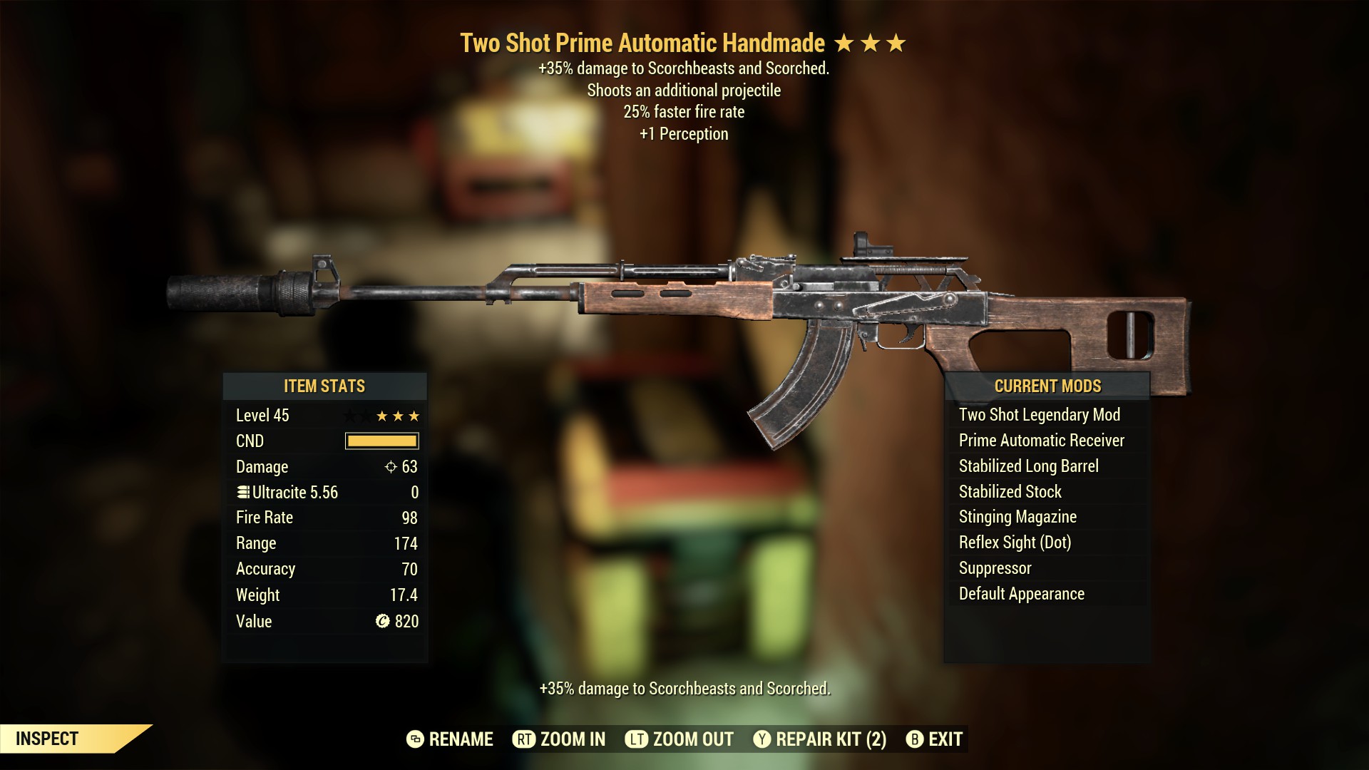 Two Shot Prime Automatic Handmade