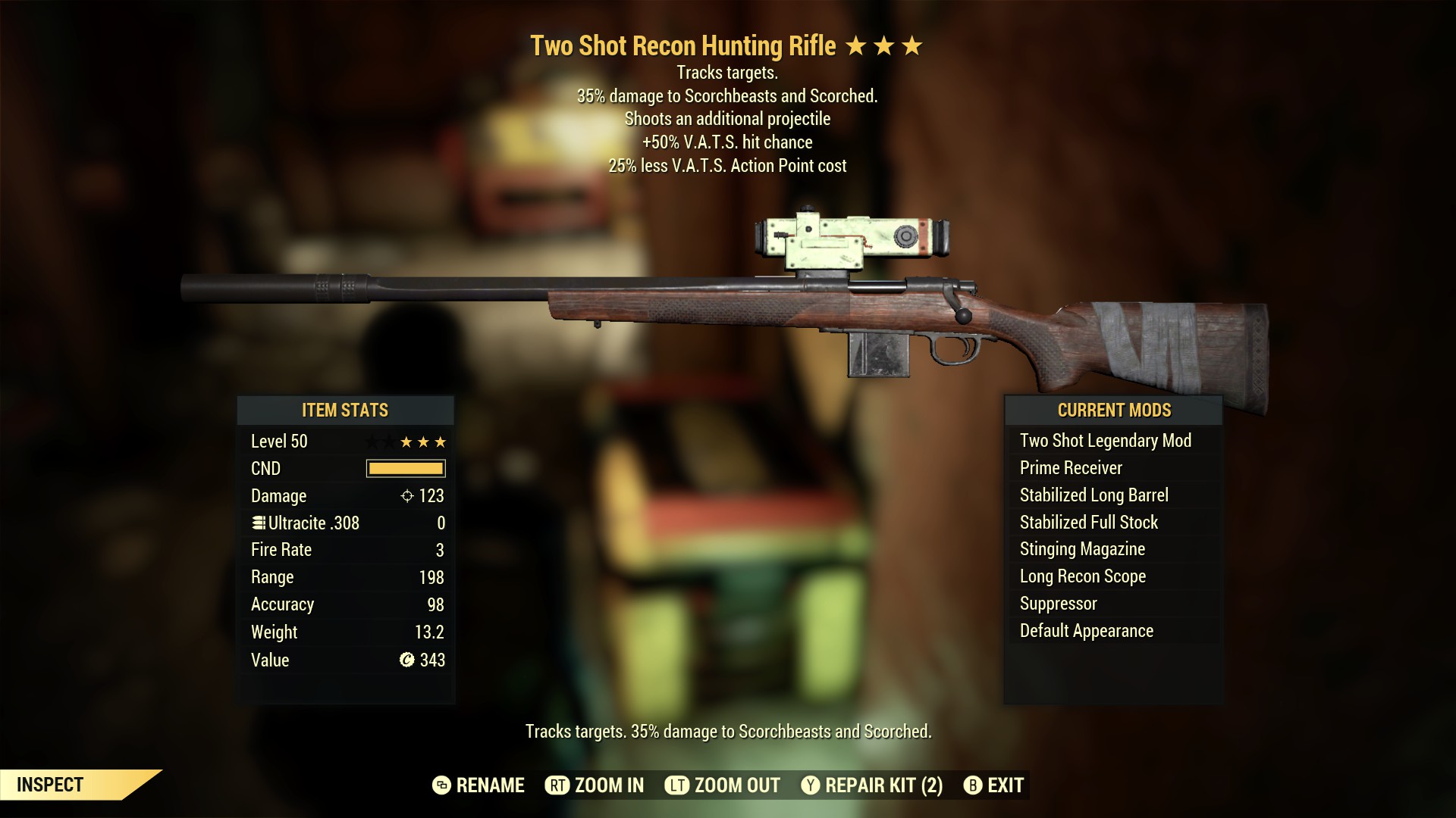 Two Shot Recon Hunting Rifle