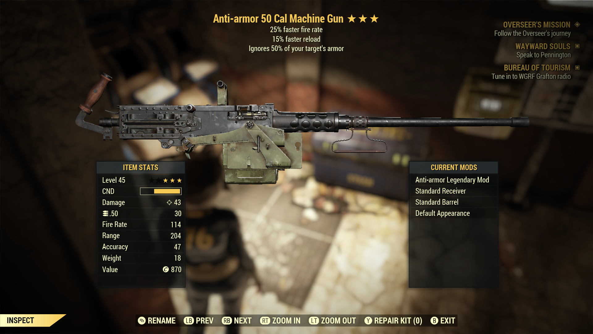 (New86)Anti-armor 50 Cal Machine Gun - Level 45
