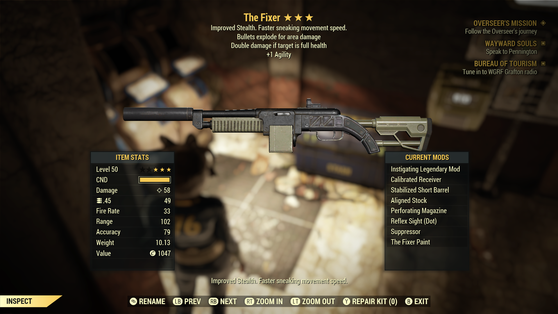 (New86)The Fixer - Level 50(Bullets explode for area damage)