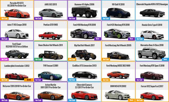 best drag cars in fh4