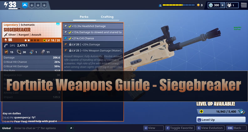 Fortnite Siegebreaker Guide Pros And Cons Vs Other Weapons U4gm Com - fortnite siegebreaker guide