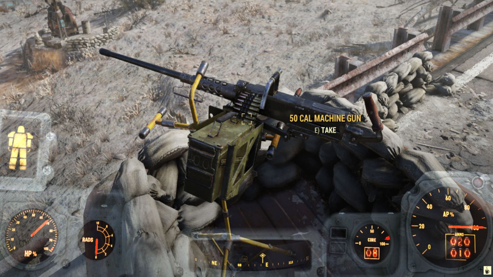 Fallout 4 50 cal machine gun фото 25