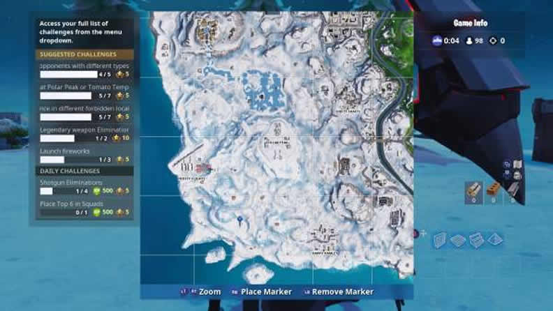 Fortnite Week 5 Secret Star Map Location