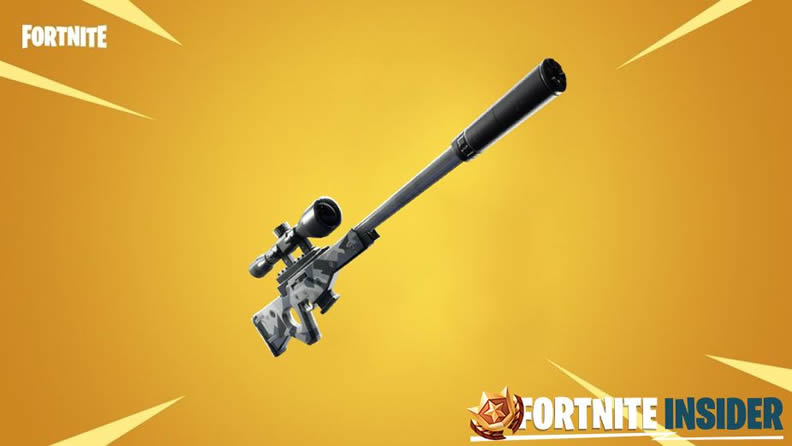 Suppressed Sniper Rifle in Fortnite