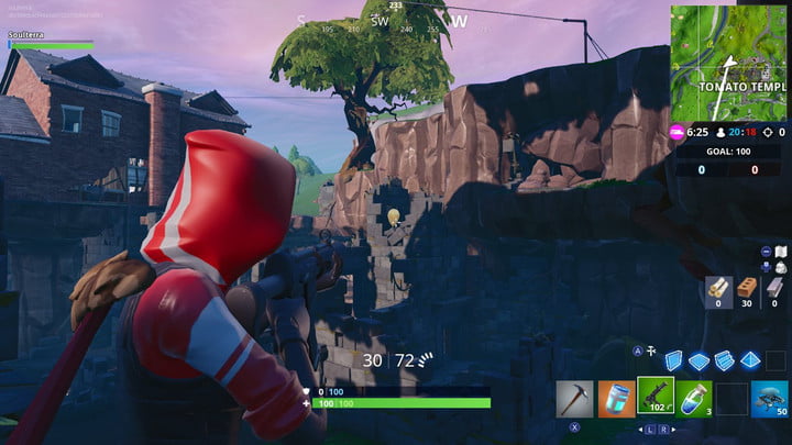 fortnite golden balloons location tomato temple - where are the balloons in fortnite