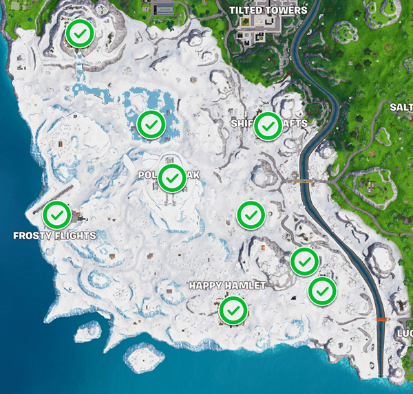 Fortnite Ammo Box Locations in Snow Biome