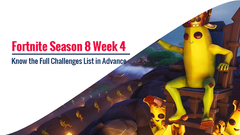fortnite season 8 week 4 challenges - fortnite season 8 overtime challenges leaked