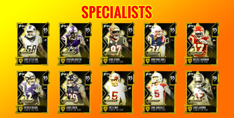 Team of the Year: Specialists
