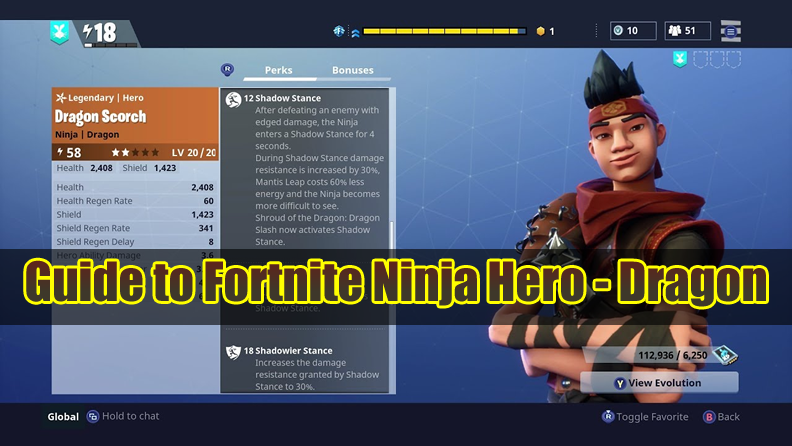 Fortnite Dragon Scorch Weapon Fully Guide To Fortnite Ninja Heroes Dragon Perks Abilities U4gm Com