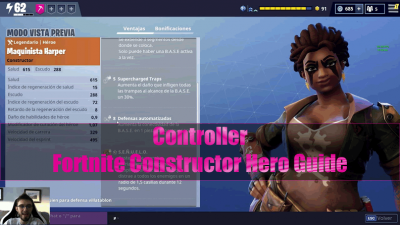 the most complete fortnite constructor hero guide controller - fortnite save the world sentinel hype