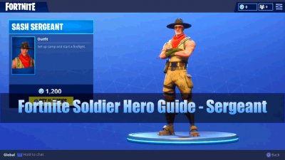 the most complete fortnite soldier hero guide sergeant - fortnite double agent evelynn