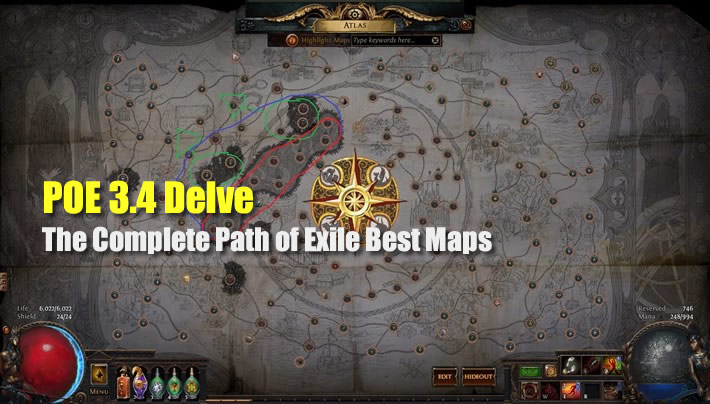 POE 3.4 Delve: The Complete Path of Exile Best Maps