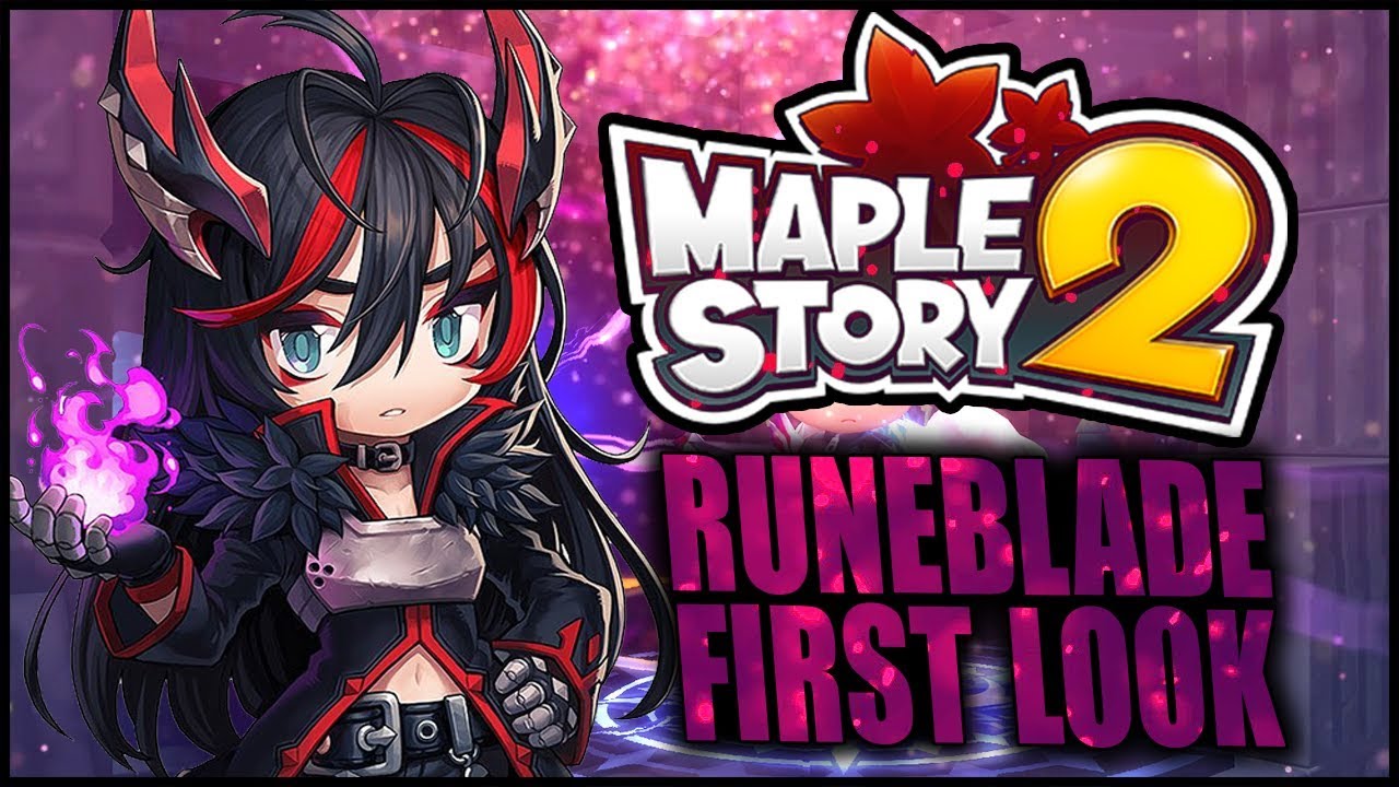 Maplestory 2 Add New Job Runeblade