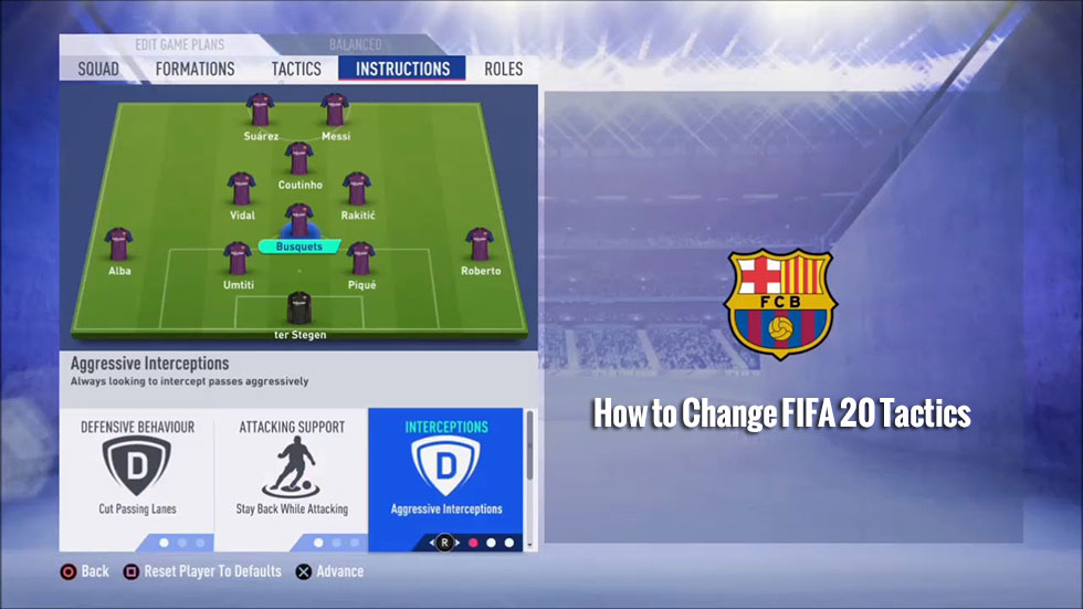 How to Change FIFA 20 Tactics