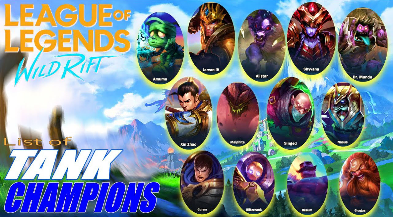 Top 9 Tank Champions in League of Legends: Wild Rift