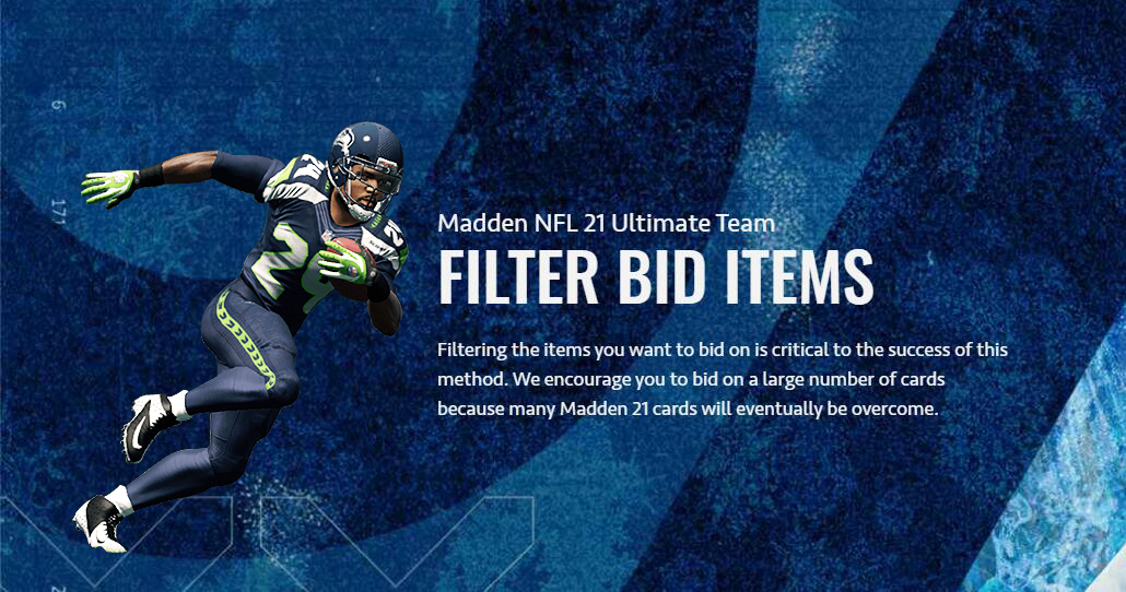 How to Filter bid items to Easy earn MUT coins
