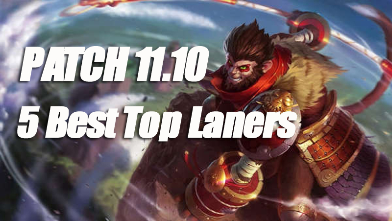 League of Legends: Best Top Laners in Patch 11.10