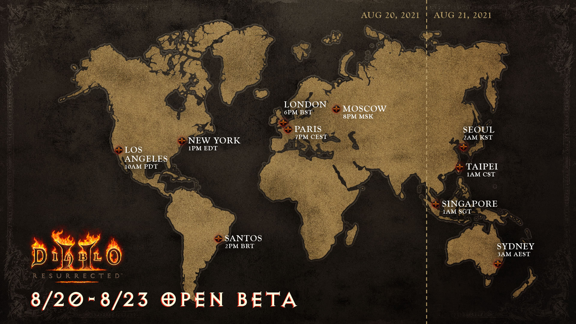 Diablo II: Resurrected open beta begins on August 20th
