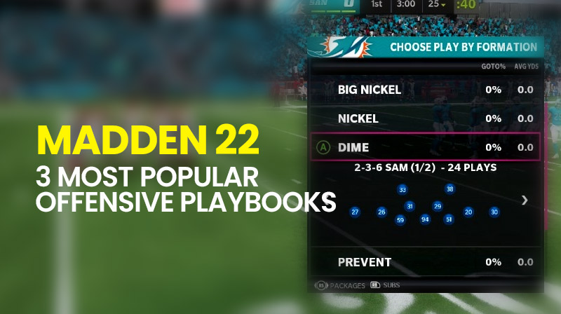 Madden 22: 3 most popular offensive Playbooks