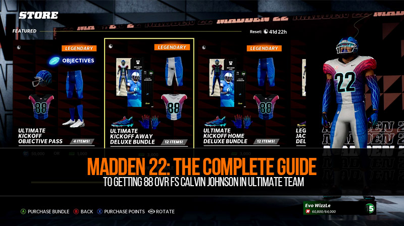 Madden 22: The complete guide to getting 88 OVR FS Calvin Johnson in Ultimate Team